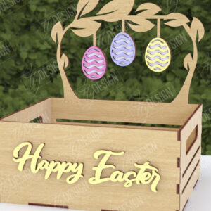 Intra απο ξύλο plywood 3mm-4mm πάχος - Πασχαλινή καραμέλα | Κουτί καραμέλας Δίασταση 15x15 cm INTRAFABR-116149419