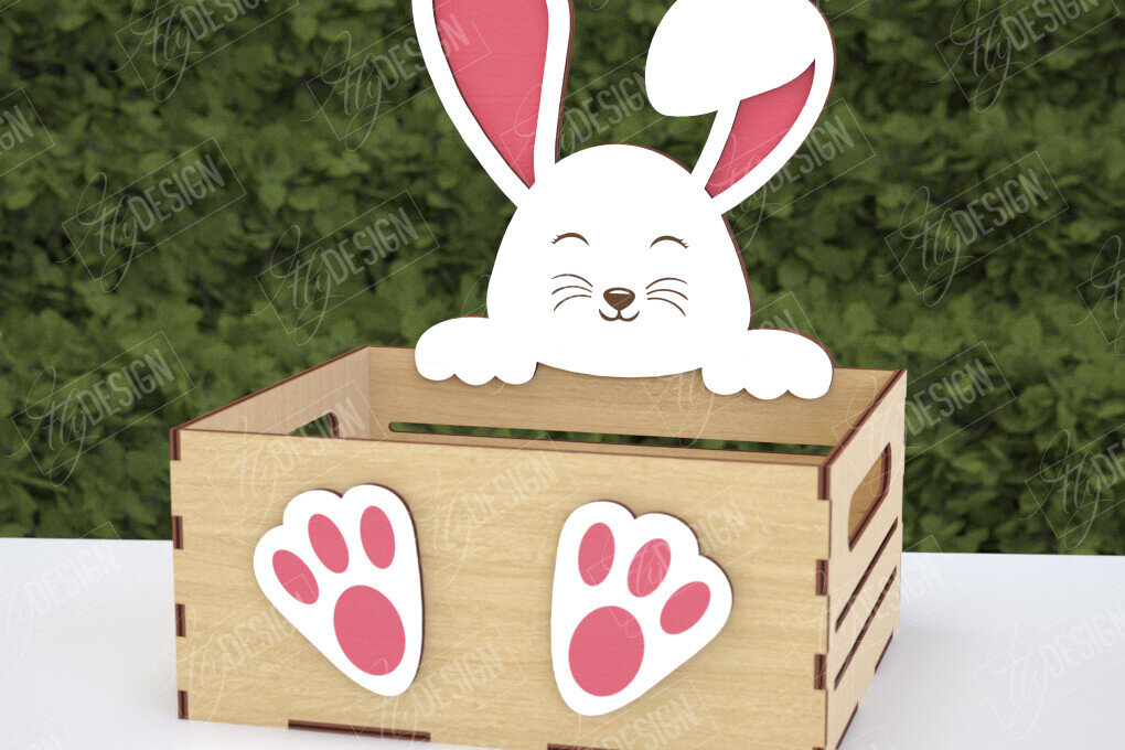 Intra απο ξύλο plywood 3mm-4mm πάχος - Πασχαλινή καραμέλα | Κουτί καραμέλας Δίασταση 15x15 cm INTRAFABR-116149584