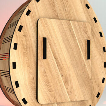 Intra απο ξύλο plywood 3mm-4mm πάχος - Πασχαλινές θήκες για 3 τεμάχια Δίασταση 5x5 cm INTRAFABR-117954205 - Image 5