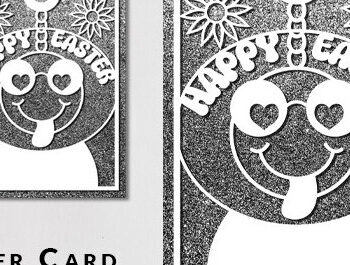 Intra απο ξύλο plywood 3mm-4mm πάχος - Πασχαλινή κάρτα Paper Cut  Πακέτο σχεδίου Δίασταση 15x15 cm INTRAFABR-64118963 - Image 2