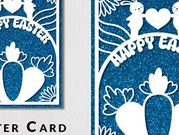 Intra απο ξύλο plywood 3mm-4mm πάχος - Πασχαλινή κάρτα Paper Cut  Πακέτο σχεδίου Δίασταση 15x15 cm INTRAFABR-64118963 - Image 5