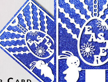 Intra απο ξύλο plywood 3mm-4mm πάχος - Πασχαλινή κάρτα Paper Cut  Πακέτο σχεδίου Δίασταση 15x15 cm INTRAFABR-64118950 - Image 2