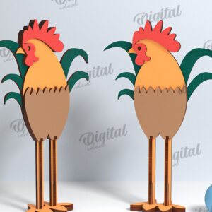 Intra απο ξύλο plywood 3mm-4mm πάχος -  Πασχαλινή γκόμενα. Πασχαλινός χαρακτήρας Δίασταση 15x15 cm INTRAFABR-115832442