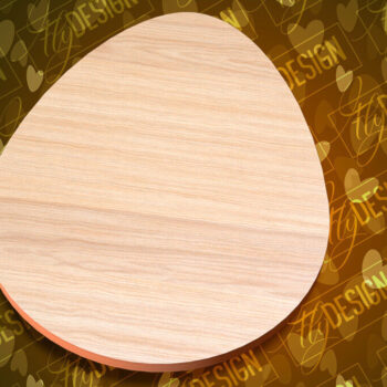 Intra απο ξύλο plywood 3mm-4mm πάχος - Πασχαλινές σανίδες κοπής | Κόψιμο με λέιζερ λαγουδάκι Δίασταση 15x15 cm INTRAFABR-91655324 - Image 2