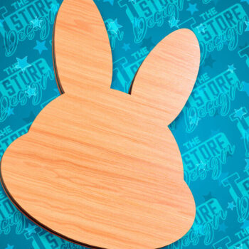 Intra απο ξύλο plywood 3mm-4mm πάχος - Πασχαλινές σανίδες κοπής | Κόψιμο με λέιζερ λαγουδάκι Δίασταση 15x15 cm INTRAFABR-91657724 - Image 1