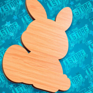 Intra απο ξύλο plywood 3mm-4mm πάχος - Πασχαλινές σανίδες κοπής | Κόψιμο με λέιζερ λαγουδάκι Δίασταση 15x15 cm INTRAFABR-91657773