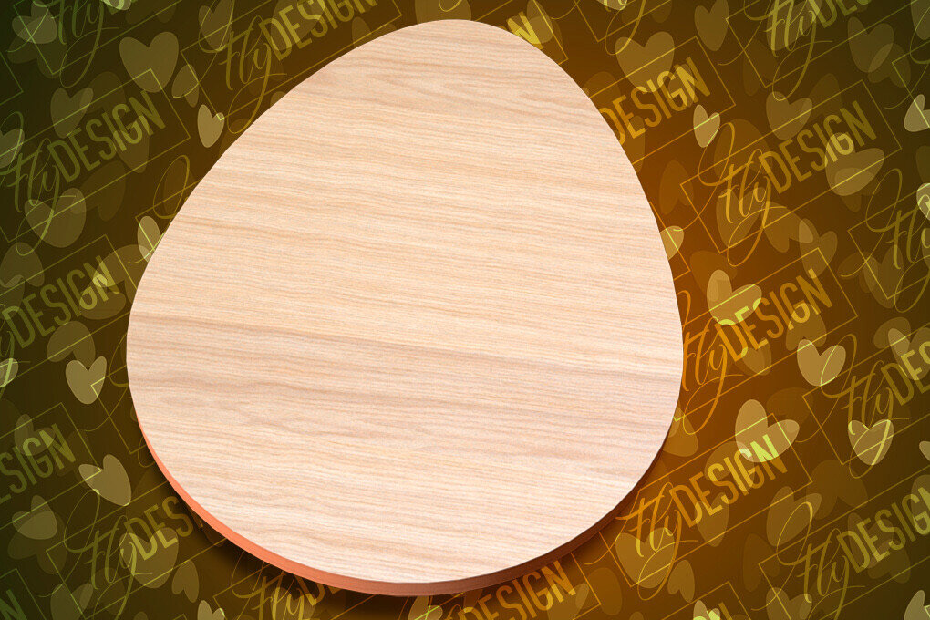 Intra απο ξύλο plywood 3mm-4mm πάχος - Πασχαλινές σανίδες κοπής | Κόψιμο με λέιζερ λαγουδάκι Δίασταση 15x15 cm INTRAFABR-91655244