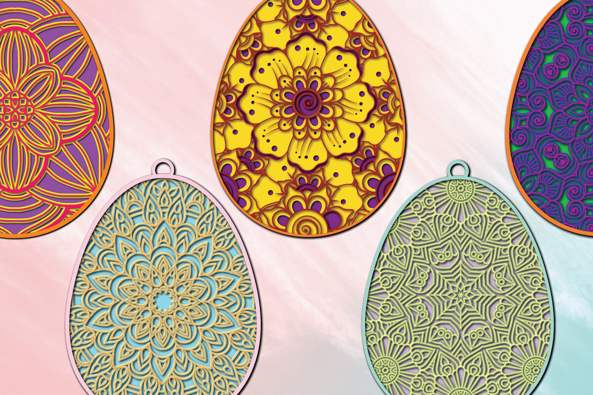 Intra απο ξύλο plywood 3mm-4mm πάχος -  3d Paper Cut  για την ημέρα του Πάσχα Δίασταση 1200x1200 cm INTRAFABR-25265929