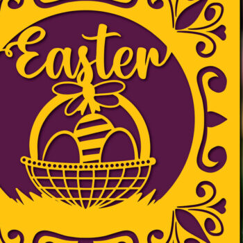 Intra απο ξύλο plywood 3mm-4mm πάχος -  περικοπής  δωροκάρτας για την ημέρα του Πάσχα Δίασταση 4x4 cm INTRAFABR-117277229 - Image 1