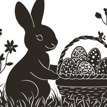 Intra απο ξύλο plywood 3mm-4mm πάχος - Πασχαλινή σιλουέτα με λέιζερ για την ημέρα του Πάσχα Δίασταση 15x15 cm INTRAFABR-117698987 - Image 5