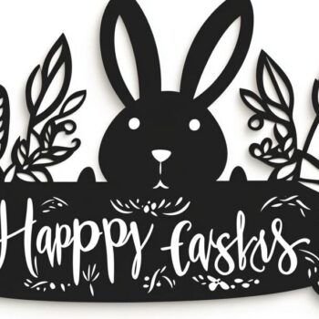 Intra απο ξύλο plywood 3mm-4mm πάχος - Πασχαλινή σιλουέτα με λέιζερ για την ημέρα του Πάσχα Δίασταση 15x15 cm INTRAFABR-117698987 - Image 7