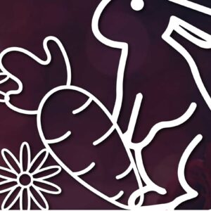 Intra απο ξύλο plywood 3mm-4mm πάχος - Πινακίδα καλωσορίσματος για την ημέρα του Πάσχα Laser Cut  Δίασταση 15x15 cm INTRAFABR-60420186