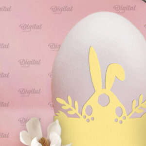 Intra απο ξύλο plywood 3mm-4mm πάχος - Πασχαλινή διακόσμηση . Αυγοθήκη Χαρτί κοπής Δίασταση 15x15 cm INTRAFABR-90505300