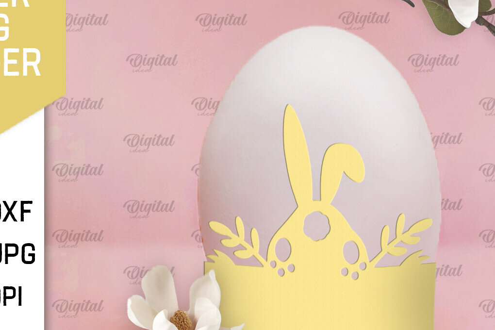 Intra απο ξύλο plywood 3mm-4mm πάχος - Πασχαλινή διακόσμηση . Αυγοθήκη Χαρτί κοπής Δίασταση 15x15 cm INTRAFABR-90505300