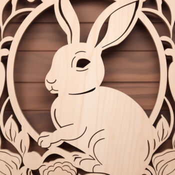 Intra απο ξύλο plywood 3mm-4mm πάχος - Πασχαλινή Διακόσμηση Πακέτο  Cut Laser Δίασταση 4x4 cm INTRAFABR-90186951 - Image 4