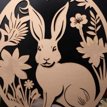 Intra απο ξύλο plywood 3mm-4mm πάχος - Πασχαλινή Διακόσμηση Πακέτο  Cut Laser Δίασταση 4x4 cm INTRAFABR-90186951 - Image 5