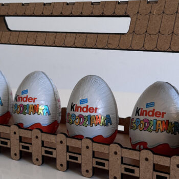 Intra απο ξύλο plywood 3mm-4mm πάχος - Πασχαλινό Διακοσμητικό Κουτί Αυγοθήκης Δίασταση 11x3 cm INTRAFABR-115596721 - Image 3