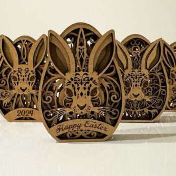 Intra απο ξύλο plywood 3mm-4mm πάχος - Πασχαλινό Διακοσμητικό Δέσμη Αυγών, κομμένο Δίασταση 5x4 cm INTRAFABR-88299156 - Image 10