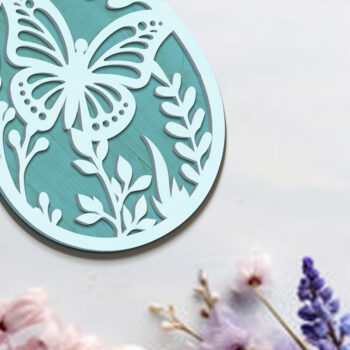 Intra απο ξύλο plywood 3mm-4mm πάχος - Πασχαλινή Διακοσμητική Λίμα Αυγού Δίασταση 3x4 cm INTRAFABR-89134628 - Image 2