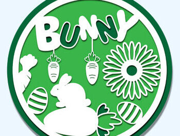 Intra απο ξύλο plywood 3mm-4mm πάχος - Πασχαλινή κρεμάστρα πόρτας Laser Cut  Bundle Δίασταση 15x15 cm INTRAFABR-64117892 - Image 3