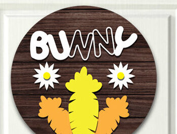 Intra απο ξύλο plywood 3mm-4mm πάχος - Πασχαλινή κρεμάστρα πόρτας Laser Cut  Bundle Δίασταση 15x15 cm INTRAFABR-64117892 - Image 9