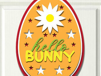 Intra απο ξύλο plywood 3mm-4mm πάχος - Πασχαλινή κρεμάστρα πόρτας Laser Cut  Bundle Δίασταση 15x15 cm INTRAFABR-64117892 - Image 10