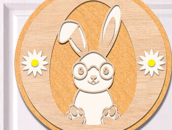 Intra απο ξύλο plywood 3mm-4mm πάχος - Πασχαλινή κρεμάστρα πόρτας Laser Cut  Bundle Δίασταση 15x15 cm INTRAFABR-64117892 - Image 13