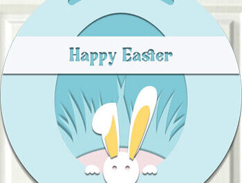 Intra απο ξύλο plywood 3mm-4mm πάχος - Πασχαλινή κρεμάστρα πόρτας Laser Cut  Bundle Δίασταση 15x15 cm INTRAFABR-64117886 - Image 9