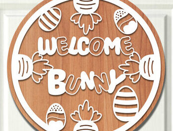 Intra απο ξύλο plywood 3mm-4mm πάχος - Πασχαλινή κρεμάστρα πόρτας Laser Cut  Bundle Δίασταση 15x15 cm INTRAFABR-64117886 - Image 17