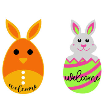 Intra απο ξύλο plywood 3mm-4mm πάχος - Πασχαλινή Κρεμάστρα Πόρτας  Πακέτο Δίασταση 15x15 cm INTRAFABR-61036529 - Image 3