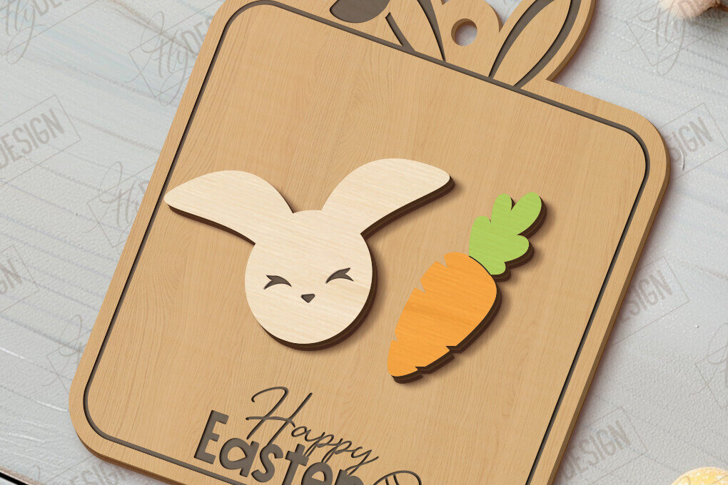 Intra απο ξύλο plywood 3mm-4mm πάχος - Πασχαλινά Σκουλαρίκια | Ανοιξιάτικο Σχέδιο |Διακοπές Δίασταση 3x3 cm INTRAFABR-117482607