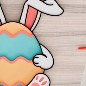 Intra απο ξύλο plywood 3mm-4mm πάχος -  3d  Laser Crafting Easter Egg Δίασταση 20x25 cm INTRAFABR-92506788