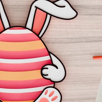 Intra απο ξύλο plywood 3mm-4mm πάχος -  3d  Laser Crafting Easter Egg Δίασταση 20x25 cm INTRAFABR-92506843 - Image 1