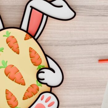 Intra απο ξύλο plywood 3mm-4mm πάχος - 3d Laser Crafting Easter Egg Δίασταση 20x25 cm INTRAFABR-92587582 - Image 1