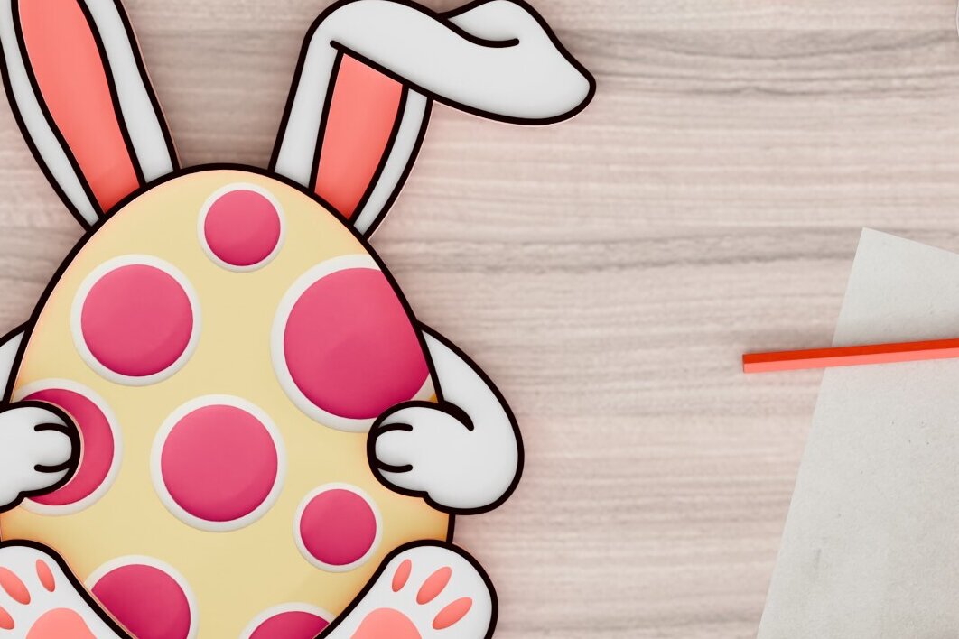 Intra απο ξύλο plywood 3mm-4mm πάχος -  3d  Laser Crafting Easter Egg Δίασταση 20x25 cm INTRAFABR-92358539