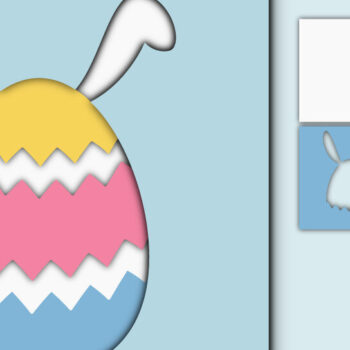 Intra απο ξύλο plywood 3mm-4mm πάχος - Πασχαλινό αυγό 3D  Χαρτί κοπής Πολυστρωματικό Δίασταση 15x15 cm INTRAFABR-60244784 - Image 1