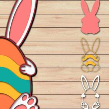 Intra απο ξύλο plywood 3mm-4mm πάχος - Πασχαλινό αυγό 3D  Χαρτί κοπής Πολυστρωματικό Δίασταση 15x15 cm INTRAFABR-65485298 - Image 1