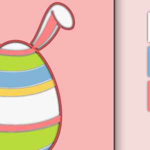 Intra απο ξύλο plywood 3mm-4mm πάχος - Πασχαλινό αυγό 3D  Χαρτί κοπής Πολυστρωματικό Δίασταση 15x15 cm INTRAFABR-60244857