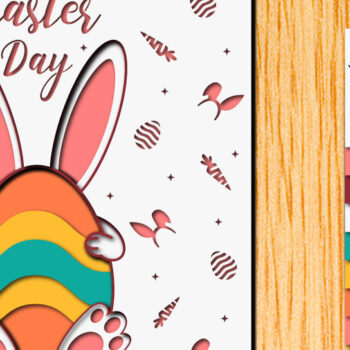 Intra απο ξύλο plywood 3mm-4mm πάχος - Πασχαλινό αυγό 3D Χαρτί κοπής Πολυστρωματικό Δίασταση 15x15 cm INTRAFABR-65895725 - Image 1