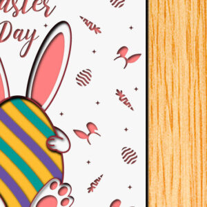 Intra απο ξύλο plywood 3mm-4mm πάχος - Πασχαλινό αυγό 3D  Χαρτί κοπής Πολυστρωματικό Δίασταση 15x15 cm INTRAFABR-65895782