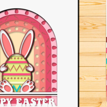 Intra απο ξύλο plywood 3mm-4mm πάχος - Πασχαλινό αυγό 3D Χαρτί κοπής Πολυστρωματικό Δίασταση 15x15 cm INTRAFABR-66039609 - Image 1