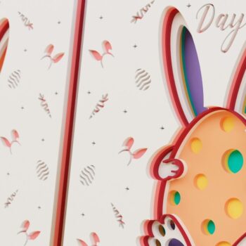 Intra απο ξύλο plywood 3mm-4mm πάχος - Πασχαλινό αυγό 3D  Χαρτί κοπής Πολυστρωματικό Δίασταση 15x15 cm INTRAFABR-66503703 - Image 2