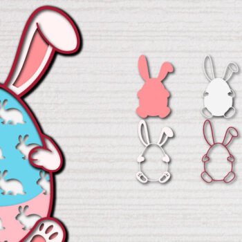 Intra απο ξύλο plywood 3mm-4mm πάχος - Πασχαλινό αυγό Δίασταση 15x15 cm INTRAFABR-60685592 - Image 1