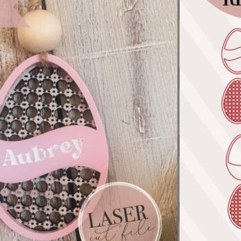 Intra απο ξύλο plywood 3mm-4mm πάχος - Πασχαλινό καλάθι αυγών Tag Laser  Δίασταση 4x4 cm INTRAFABR-74516280 - Image 1