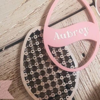 Intra απο ξύλο plywood 3mm-4mm πάχος - Πασχαλινό καλάθι αυγών Tag Laser  Δίασταση 4x4 cm INTRAFABR-74516280 - Image 4