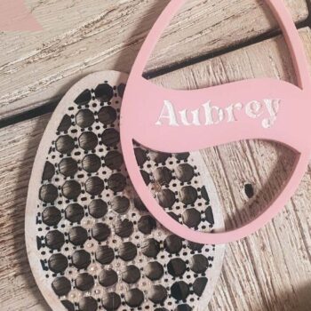 Intra απο ξύλο plywood 3mm-4mm πάχος - Πασχαλινό καλάθι αυγών Tag Laser  Δίασταση 4x4 cm INTRAFABR-74516280 - Image 5