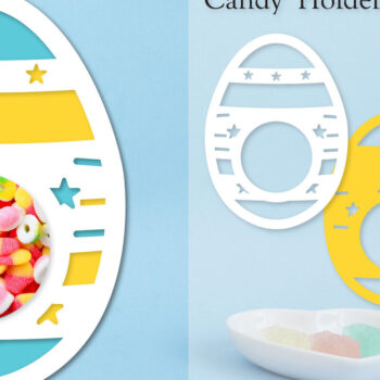 Intra απο ξύλο plywood 3mm-4mm πάχος - Easter Egg Candy Dome Horder  Δίασταση 15x15 cm INTRAFABR-91761556 - Image 1