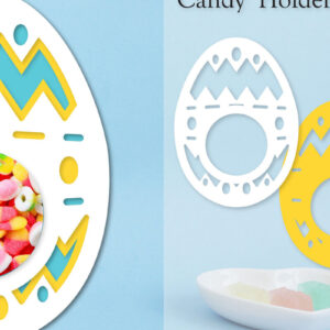 Intra απο ξύλο plywood 3mm-4mm πάχος - Easter Egg Candy Dome Horder  Δίασταση 15x15 cm INTRAFABR-91761612