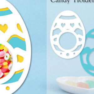 Intra απο ξύλο plywood 3mm-4mm πάχος - Easter Egg Candy Dome Horder  Δίασταση 15x15 cm INTRAFABR-91761680