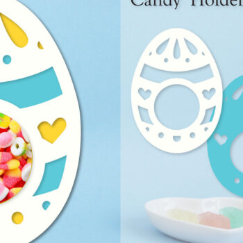 Intra απο ξύλο plywood 3mm-4mm πάχος - Easter Egg Candy Dome Horder  Δίασταση 15x15 cm INTRAFABR-91761720 - Image 1